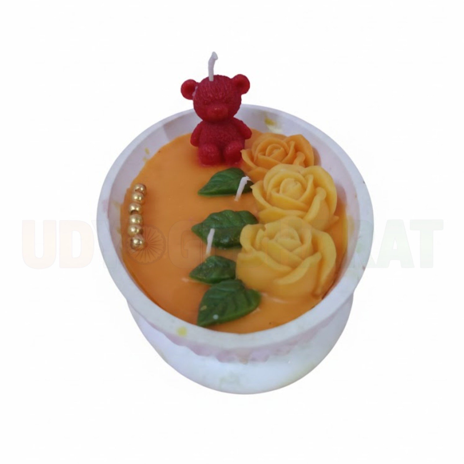 Soy Wax Daisy Floating Candles, Smokeless & Long-Lasting Decorative Candle