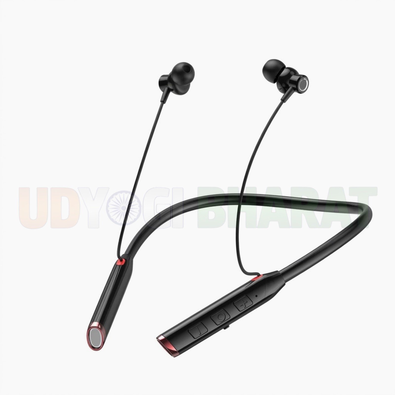 Wireless Neckband, 33Hrs Playtime, Double EQ Mode, Fast charging Bluetooth Headset (Black, In the Ear)
