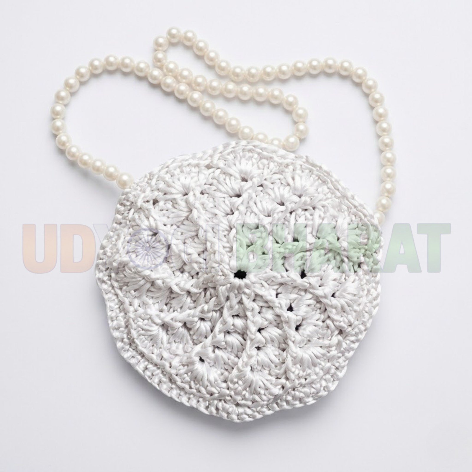 Crochet sling purse