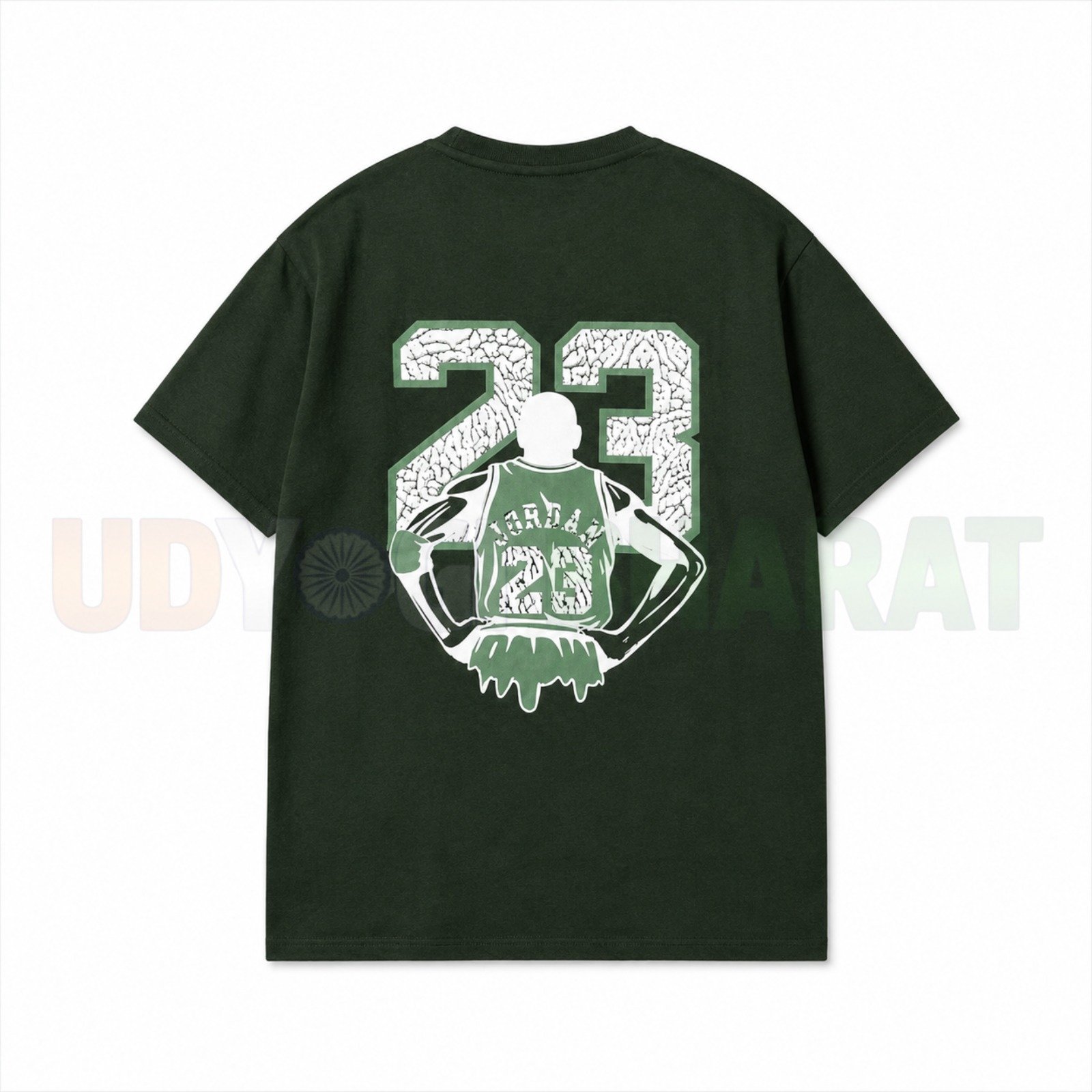 23 Legend Basketball Graphic Unisex T-Shirt – Forest Green